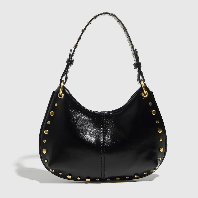 Сумка в стиле панк с шипами, регулируемая женская сумка на одно плечо с шипами, нишевая дизайнерская сумка на одно плечо
Сумка в стиле панк с шипами, регулируемая женская сумка на одно плечо с шипами, нишевая дизайнерская сумка на одно плечо