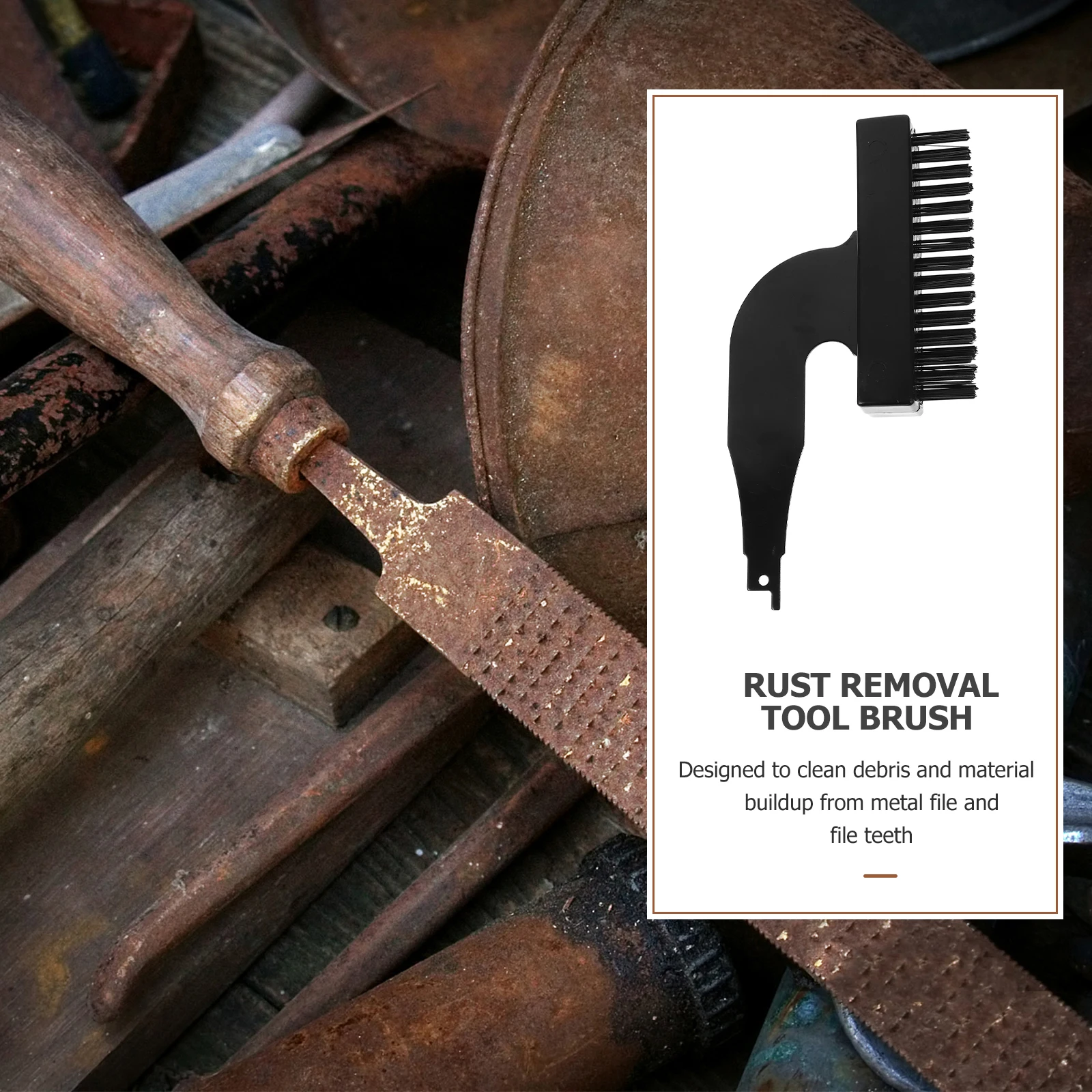1pcs Cleaning Brush Head Rust Remover Saber Saw Attachment Steel Wire Tool for Tile Floor Wall Putty Removal Hardness
1pcs Cleaning Brush Head Rust Remover Saber Saw Attachment Steel Wire Tool for Tile Floor Wall Putty Removal Hardness