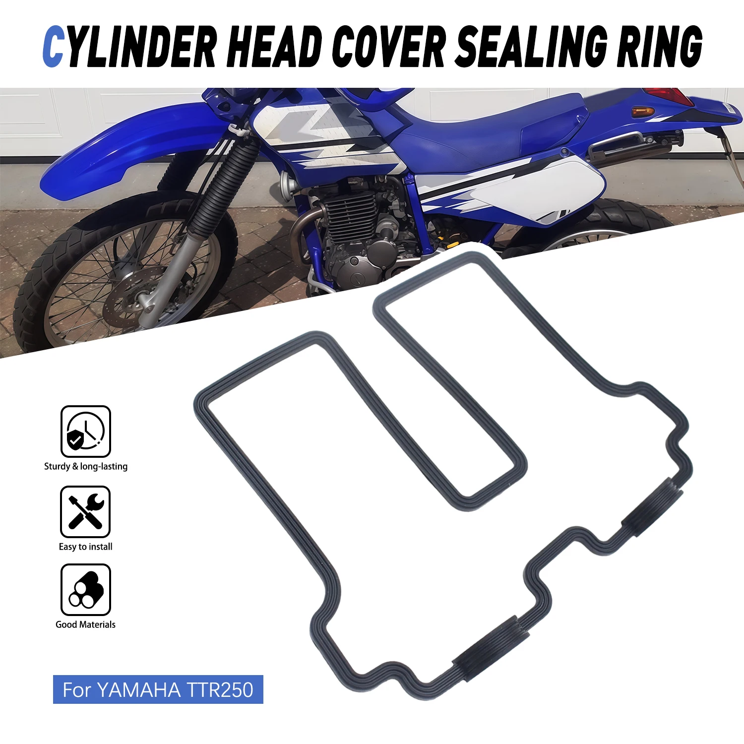 Cylinder Head Valve Cover Gasket Engine Seal For Yamaha TTR250 1993-2011 4GY-11193-00 TTR250 93-11 Motorcycle Accessories
Cylinder Head Valve Cover Gasket Engine Seal For Yamaha TTR250 1993-2011 4GY-11193-00 TTR250 93-11 Motorcycle Accessories