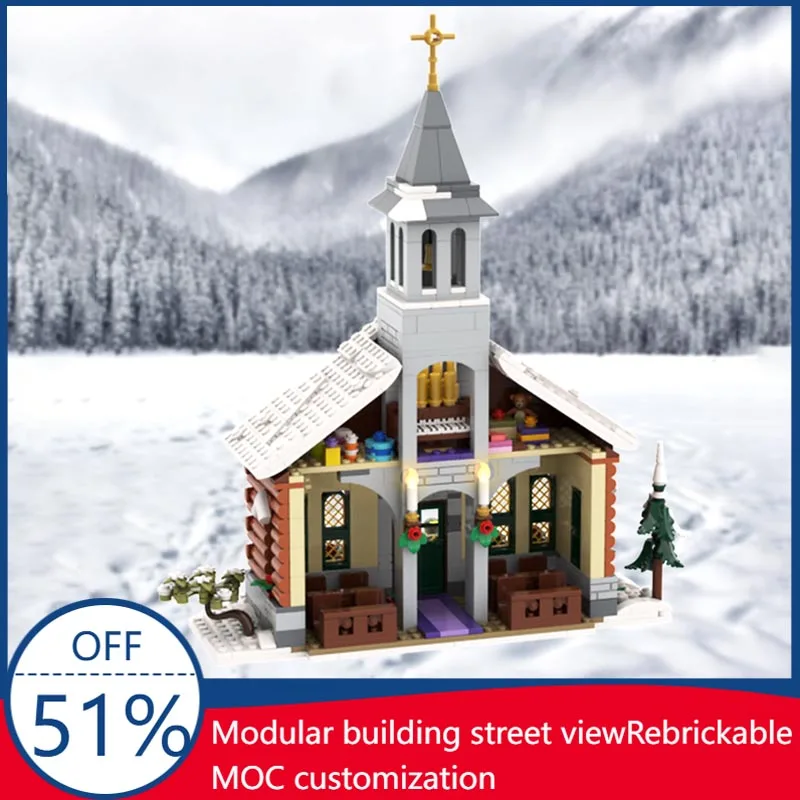 960PCS City Hot Selling Street View Moc Modular Alpine Log Chapel Model DIY Creative Ideas Child Toy birthday Gift Brick Blocks
960PCS City Hot Selling Street View Moc Modular Alpine Log Chapel Model DIY Creative Ideas Child Toy birthday Gift Brick Blocks