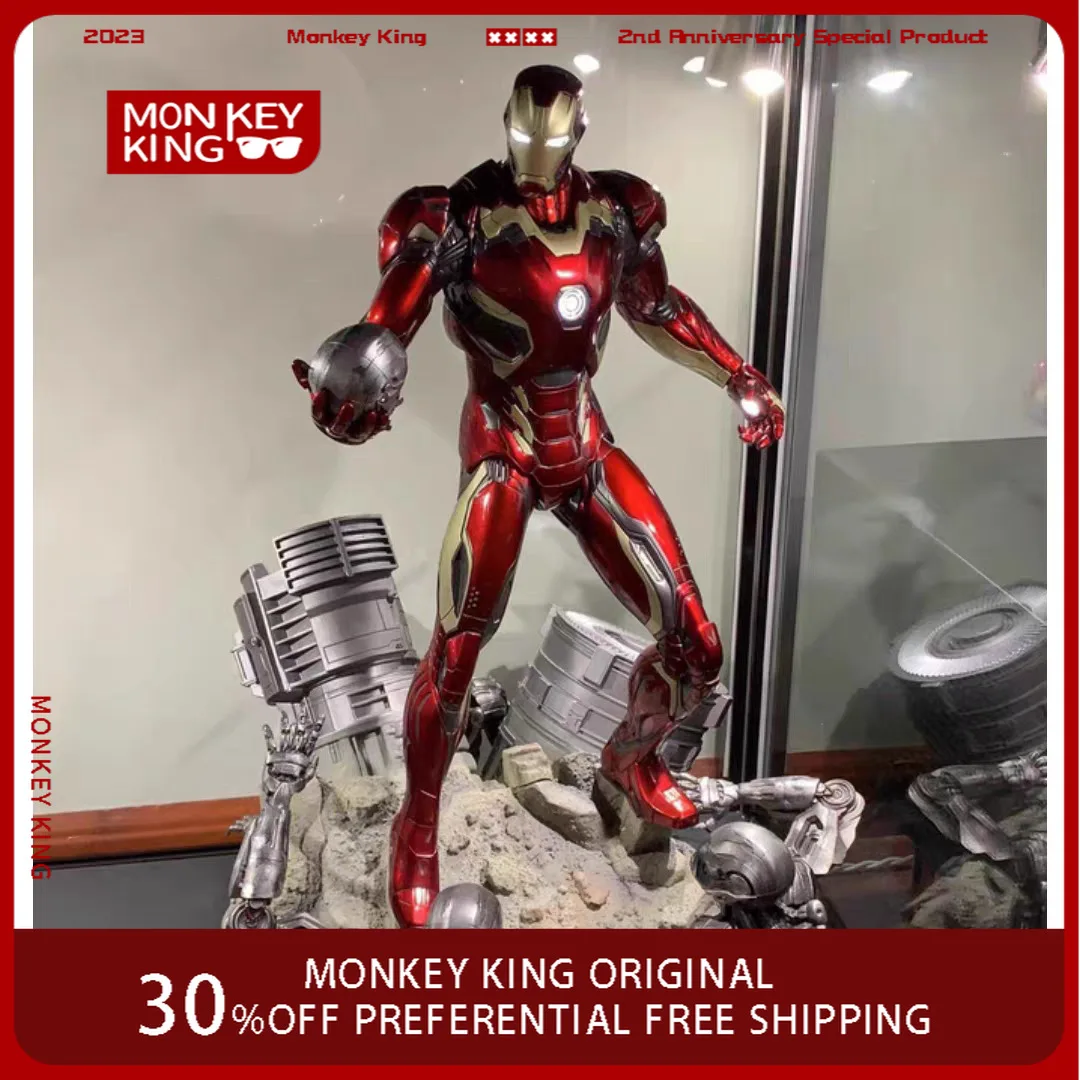 58cm Marvel Comics Figure Iron Man Can Glow Mk45 Resin GK Anime Collection Model Desktop Ornaments Holiday Gifts Children Toys
58cm Marvel Comics Figure Iron Man Can Glow Mk45 Resin GK Anime Collection Model Desktop Ornaments Holiday Gifts Children Toys