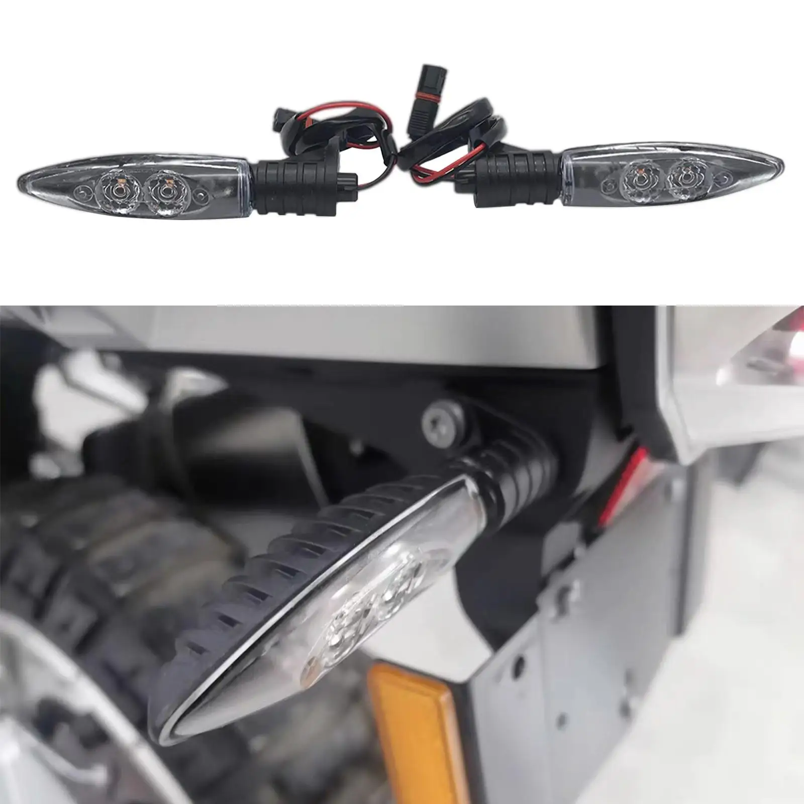 2Pcs Turn Signal Indicator Lights LED Lights Fit for BMW R1200GS F800GS R Nine T
2Pcs Turn Signal Indicator Lights LED Lights Fit for BMW R1200GS F800GS R Nine T