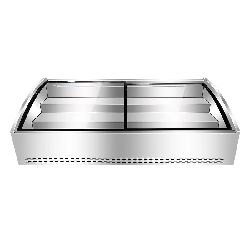 Ladder display Ice table Fried skewers Cold dishes Display cabinet Table freezer Horizontal ordering cabinet Fresh-keeping
Ladder display Ice table Fried skewers Cold dishes Display cabinet Table freezer Horizontal ordering cabinet Fresh-keeping
