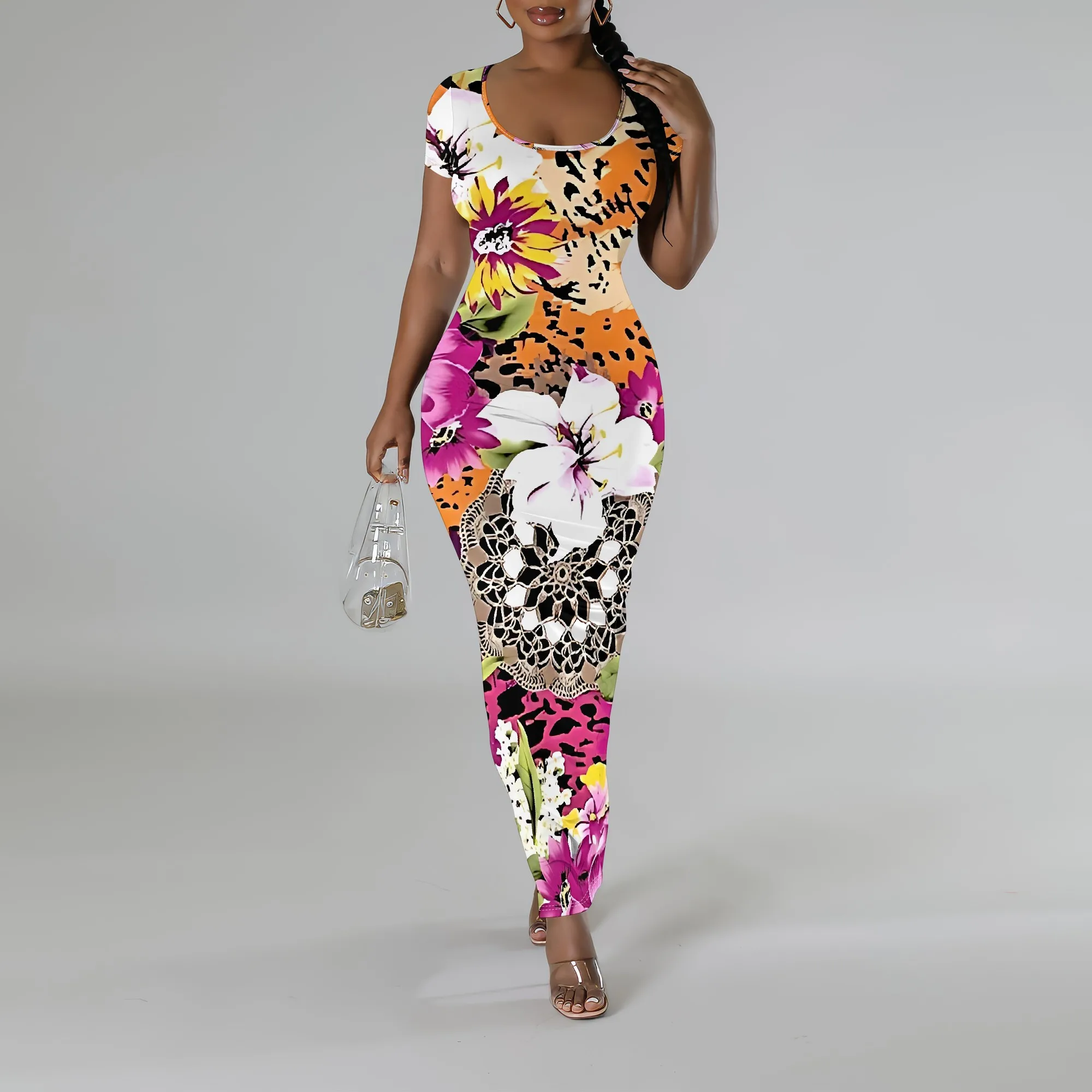 Womens Fashion Sleeveless Loose Sexy Vacation Scoop Neck Leopard Print Dress Print Sleeveless Print Casual Maxi Dresses
Womens Fashion Sleeveless Loose Sexy Vacation Scoop Neck Leopard Print Dress Print Sleeveless Print Casual Maxi Dresses