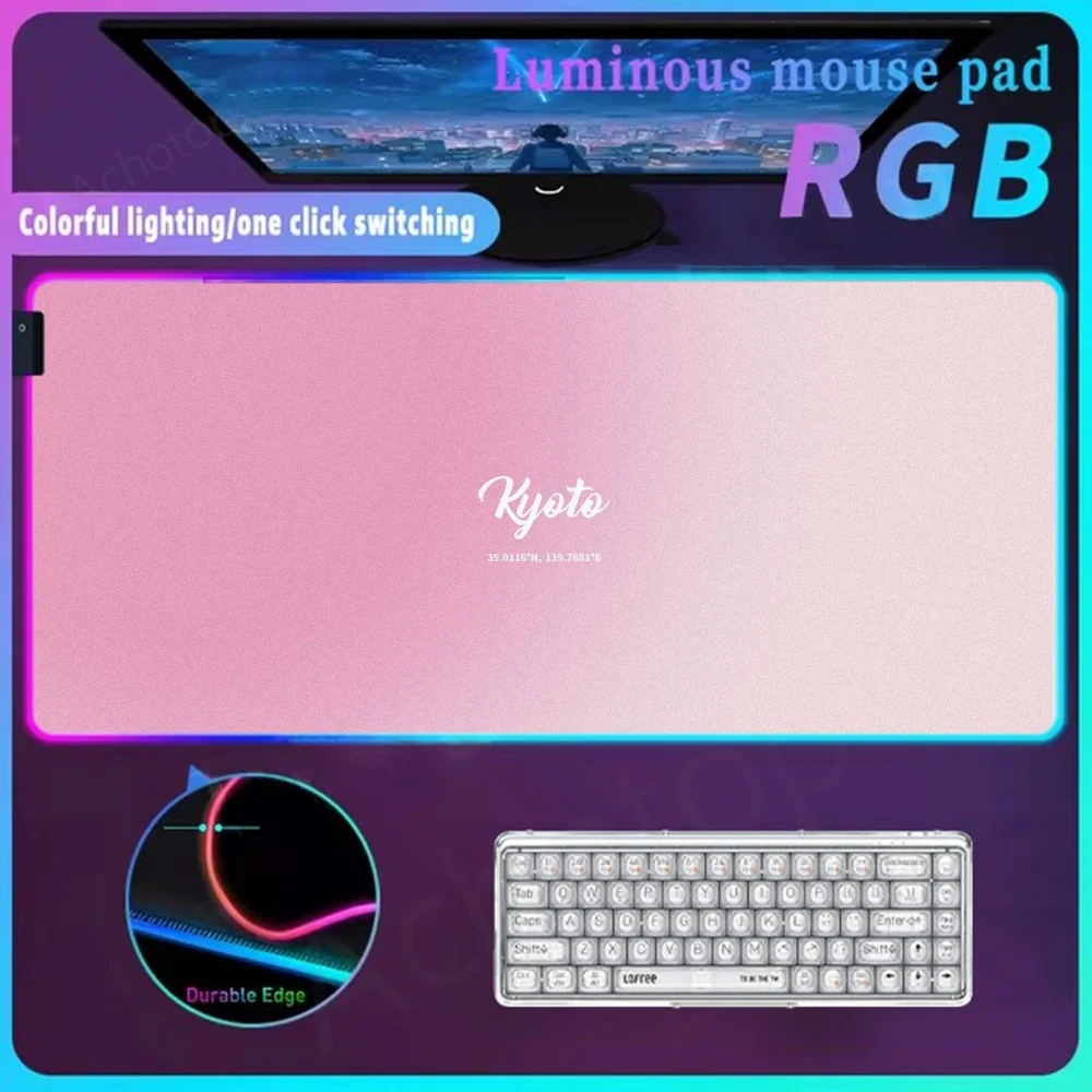 Art Gradual Color Mouse Pads RGB Computer Laptop desk accessories Office Large Gaming Light Mousepad Rubber Desk Mat 900X400
Art Gradual Color Mouse Pads RGB Computer Laptop desk accessories Office Large Gaming Light Mousepad Rubber Desk Mat 900X400