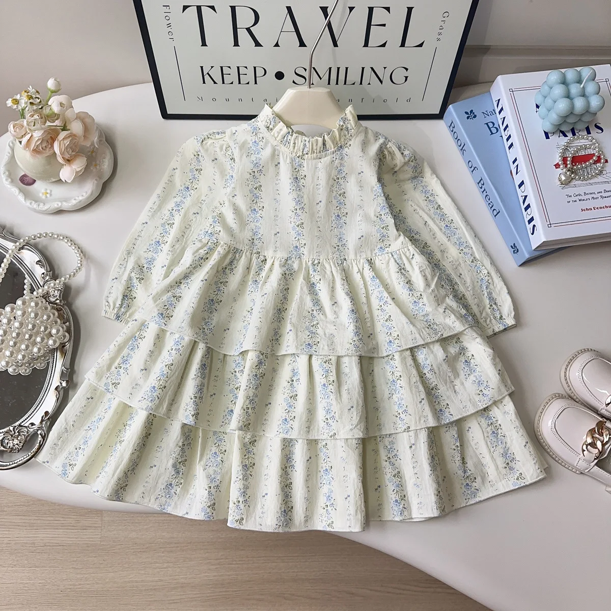Girls Floral Dress 2025 Spring And Autumn New Long-sleeved Princess Dress Fashion Sweet Little Girl Cake Skirt
Girls Floral Dress 2025 Spring And Autumn New Long-sleeved Princess Dress Fashion Sweet Little Girl Cake Skirt