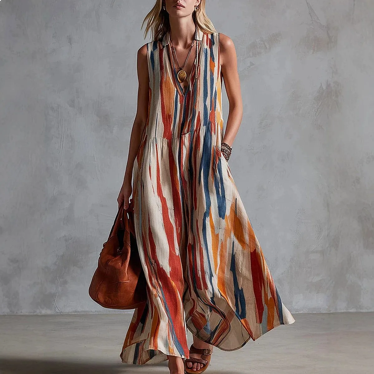 Color Block Striped Sleeveless Deep V Neck Off Shoulder Dress Summer Jumpsuit Playsuit Matching Set
Color Block Striped Sleeveless Deep V Neck Off Shoulder Dress Summer Jumpsuit Playsuit Matching Set