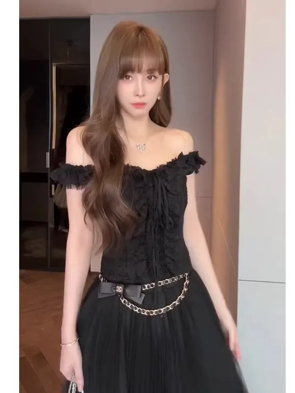 Mimius 25 Early Autumn Middle Vintage Fibone Tie Me Splice Strap Top ort Skirt Pants f Length Dr Women's Faion Set
Mimius 25 Early Autumn Middle Vintage Fibone Tie Me Splice Strap Top ort Skirt Pants f Length Dr Women's Faion Set