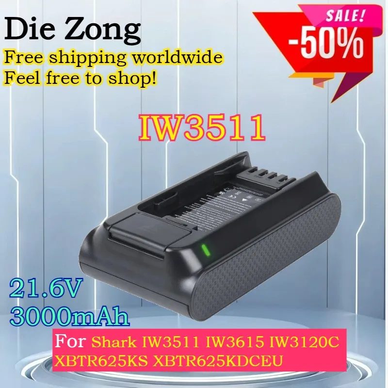 Worldwide New High-Quality IW3511 Li-Ion for Shark XBTR625KSL XBTR625KSLEU Sweeping Robot Battery 21.6V 3000mAh
Worldwide New High-Quality IW3511 Li-Ion for Shark XBTR625KSL XBTR625KSLEU Sweeping Robot Battery 21.6V 3000mAh