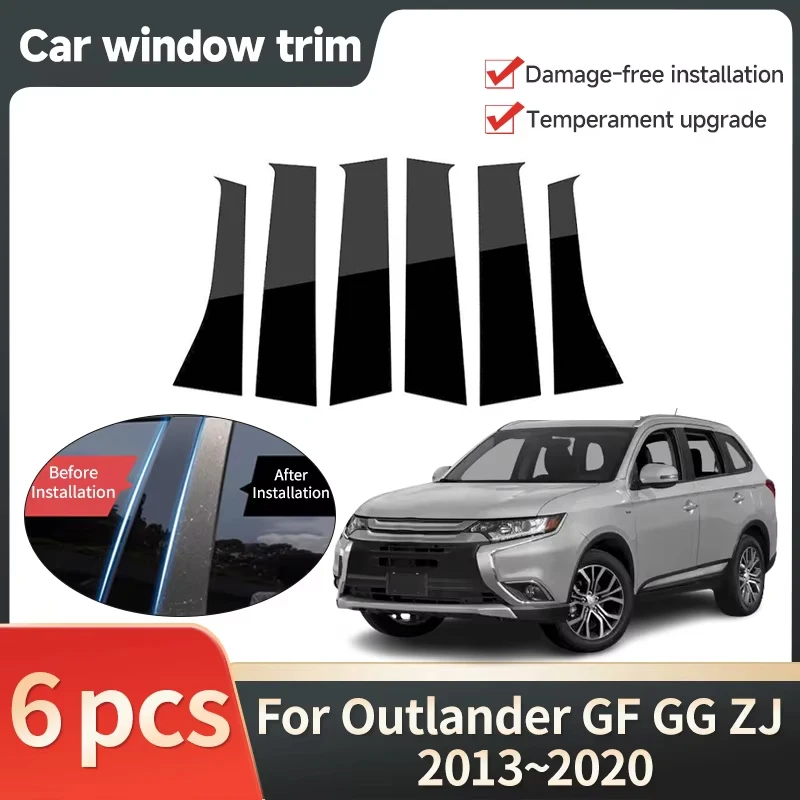 Car Window Trim Covers for Mitsubishi Outlander GF GG ZJ ZK ZL ES LS PHEV 2013~2020 Pillar Post Stickers Decal Accessories Tools
Car Window Trim Covers for Mitsubishi Outlander GF GG ZJ ZK ZL ES LS PHEV 2013~2020 Pillar Post Stickers Decal Accessories Tools