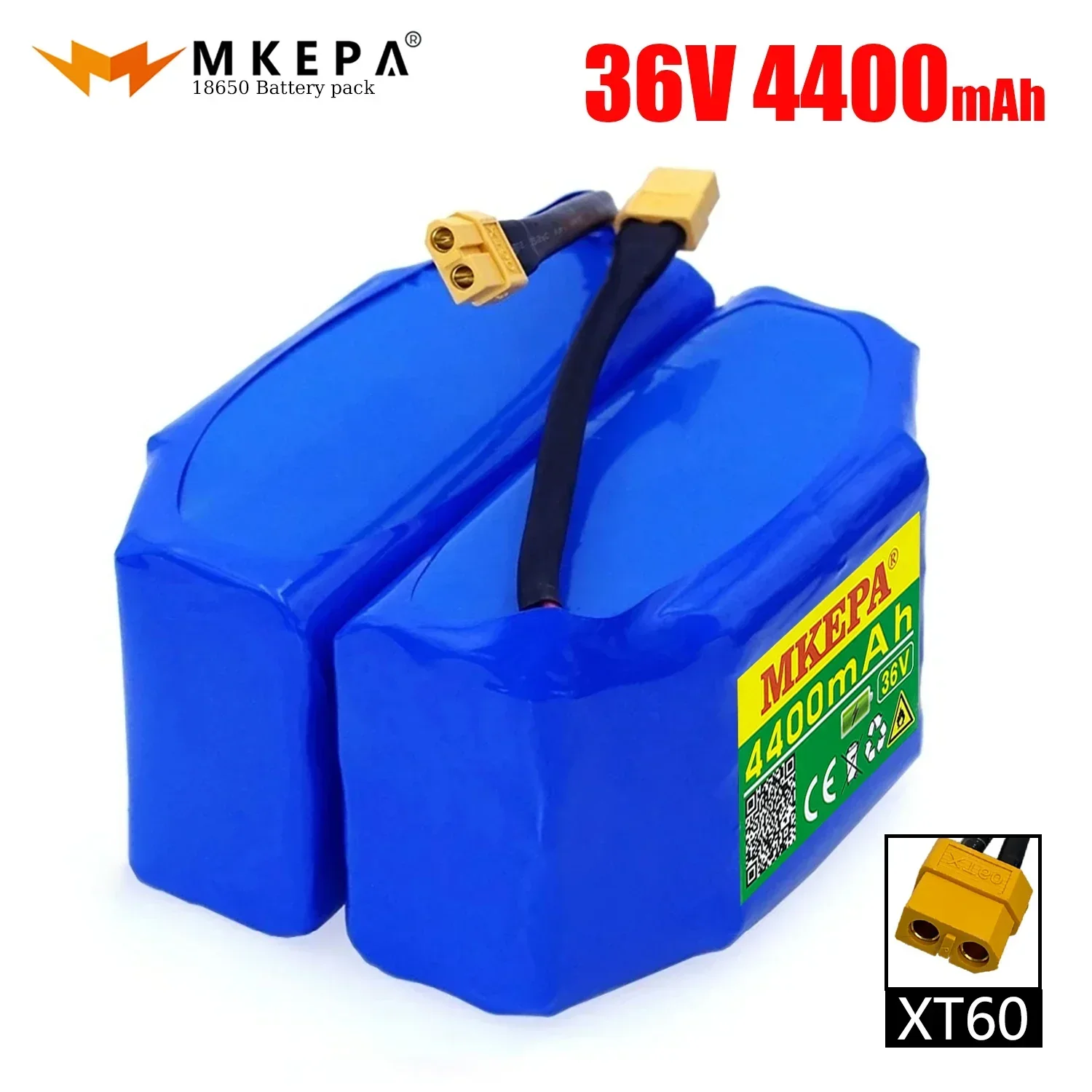 Mkepa 36V 10S2P 4400mAh 36v Electric Scooter Battery Lithium-ion 18650 42v 18650 Battery Pack Scooter Twist Car Battery
Mkepa 36V 10S2P 4400mAh 36v Electric Scooter Battery Lithium-ion 18650 42v 18650 Battery Pack Scooter Twist Car Battery