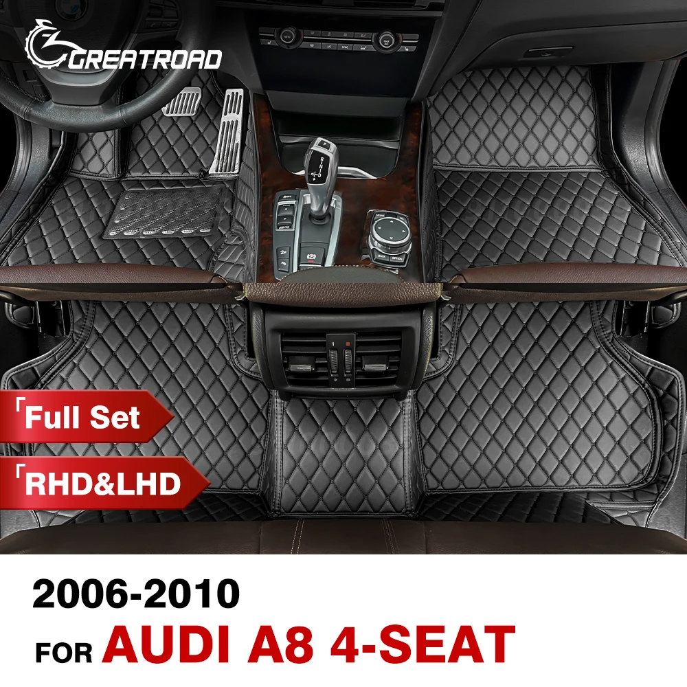 Автомобильные коврики для Audi A8/A8L(4 места) 12 цилиндров) 2006-2010 под заказ, накладки на ножки, коврик, аксессуары для интерьера
Автомобильные коврики для Audi A8/A8L(4 места) 12 цилиндров) 2006-2010 под заказ, накладки на ножки, коврик, аксессуары для интерьера