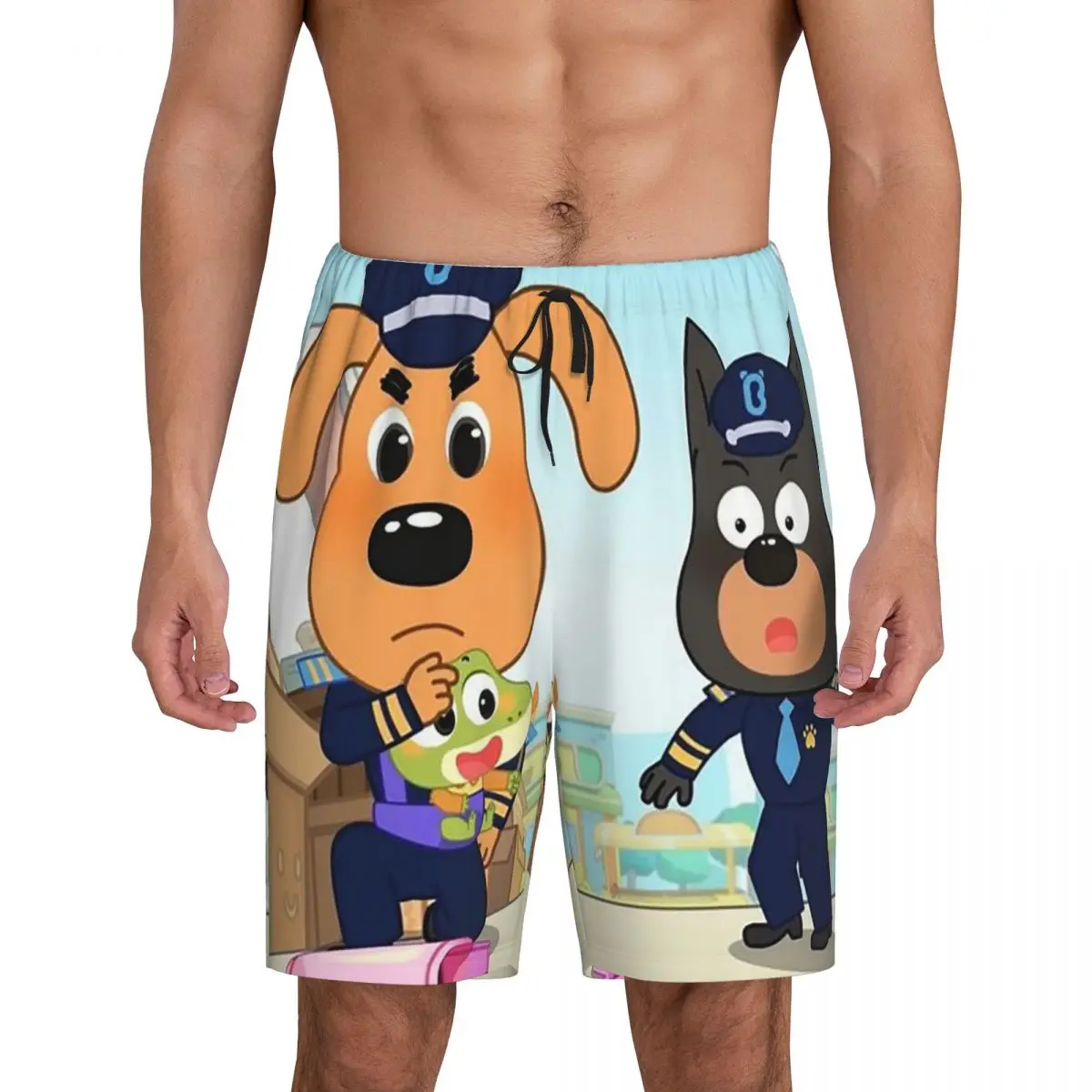 Мужские короткие пижамные штаны Custom Sheriff Labrador, шорты для сна и отдыха, пижамные штаны
Мужские короткие пижамные штаны Custom Sheriff Labrador, шорты для сна и отдыха, пижамные штаны