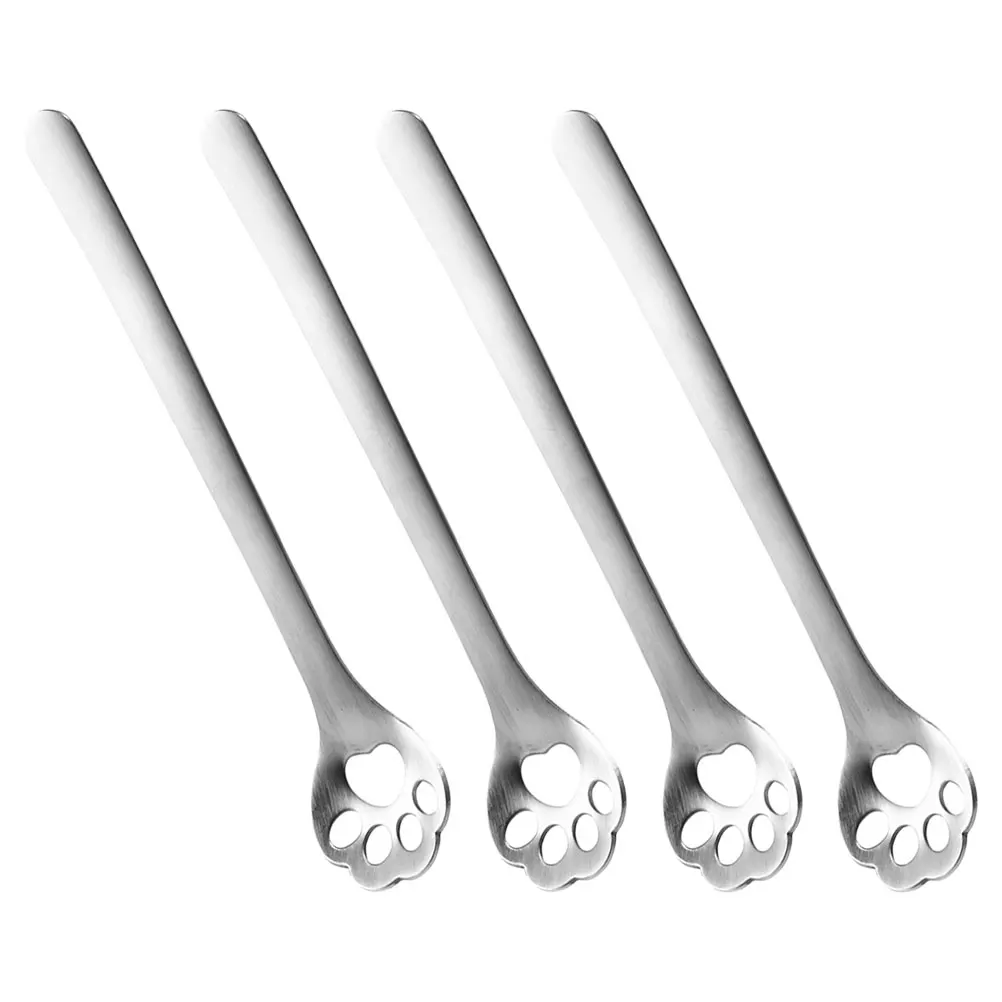 4pcs Cat Claw Coffee Spoon Stainless Steel Kitchen Stirring Spoons for Coffee Tea Beverage Mixing Home Office Travel
4pcs Cat Claw Coffee Spoon Stainless Steel Kitchen Stirring Spoons for Coffee Tea Beverage Mixing Home Office Travel