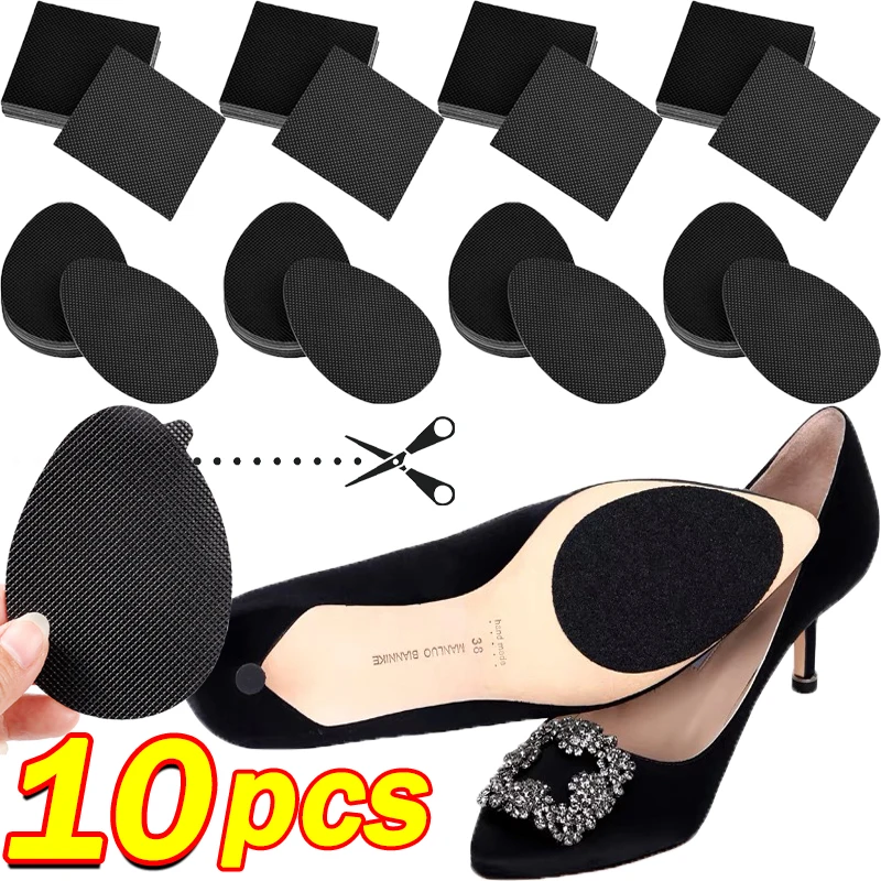 2-10Pcs Black Anti-Slip Heel Sole Protector Women No-adhesive Sticker Pads High Heel Oxford Frosted Sandal Outsole Paddings
2-10Pcs Black Anti-Slip Heel Sole Protector Women No-adhesive Sticker Pads High Heel Oxford Frosted Sandal Outsole Paddings