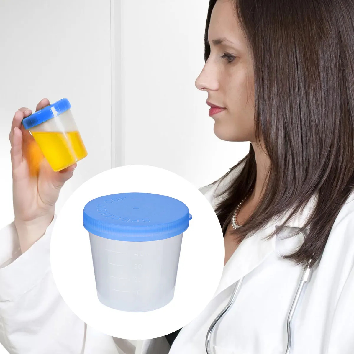 50 Pcs Urine Cup Sampling Container Thickened Medical Testing Accessories Plastic Disposable Specimen Collection
50 Pcs Urine Cup Sampling Container Thickened Medical Testing Accessories Plastic Disposable Specimen Collection