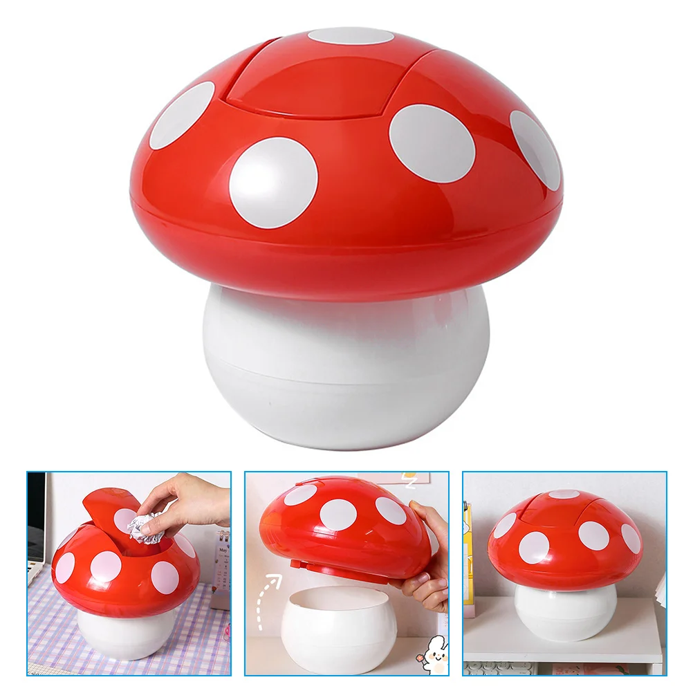 Mini Trash Can Small Waste Basket Garbage Household Bucket Home Wastebasket Decorate Storage Mushroom
Mini Trash Can Small Waste Basket Garbage Household Bucket Home Wastebasket Decorate Storage Mushroom