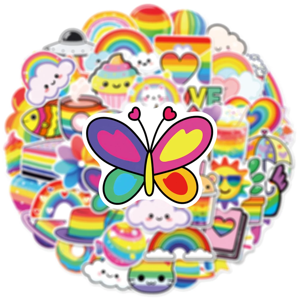 10/30/50pcs Cute Rainbow Series Graffiti Stickers DIY Notebook Laptop Skateboard Phone Aesthetic Decoration Sticker Kid Toy Gift
10/30/50pcs Cute Rainbow Series Graffiti Stickers DIY Notebook Laptop Skateboard Phone Aesthetic Decoration Sticker Kid Toy Gift
