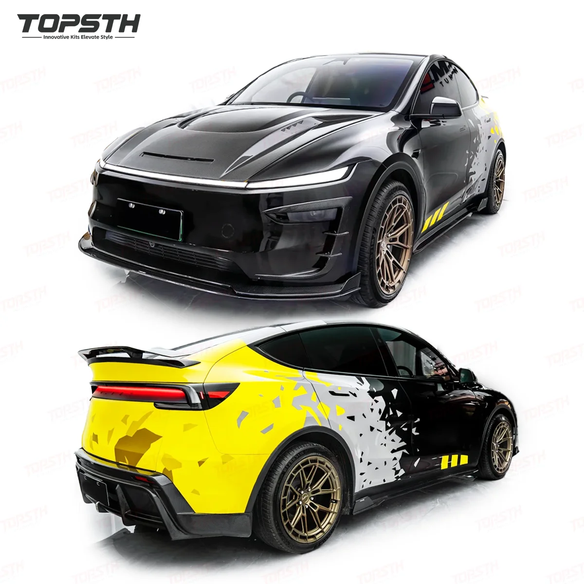 2025+ New Tesla Model Y Juniper Real Carbon Fiber Body Kit Lightweight Performance Upgrade with Enhanced Style Bumper
2025+ New Tesla Model Y Juniper Real Carbon Fiber Body Kit Lightweight Performance Upgrade with Enhanced Style Bumper