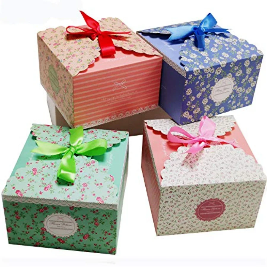 Gift Treat Boxes 20 Pack Gift Boxes with Ribbons for Cake, Cookies, Goodies, Candy, Handmade Bath Bombs Shower Soaps for Party,
Gift Treat Boxes 20 Pack Gift Boxes with Ribbons for Cake, Cookies, Goodies, Candy, Handmade Bath Bombs Shower Soaps for Party,