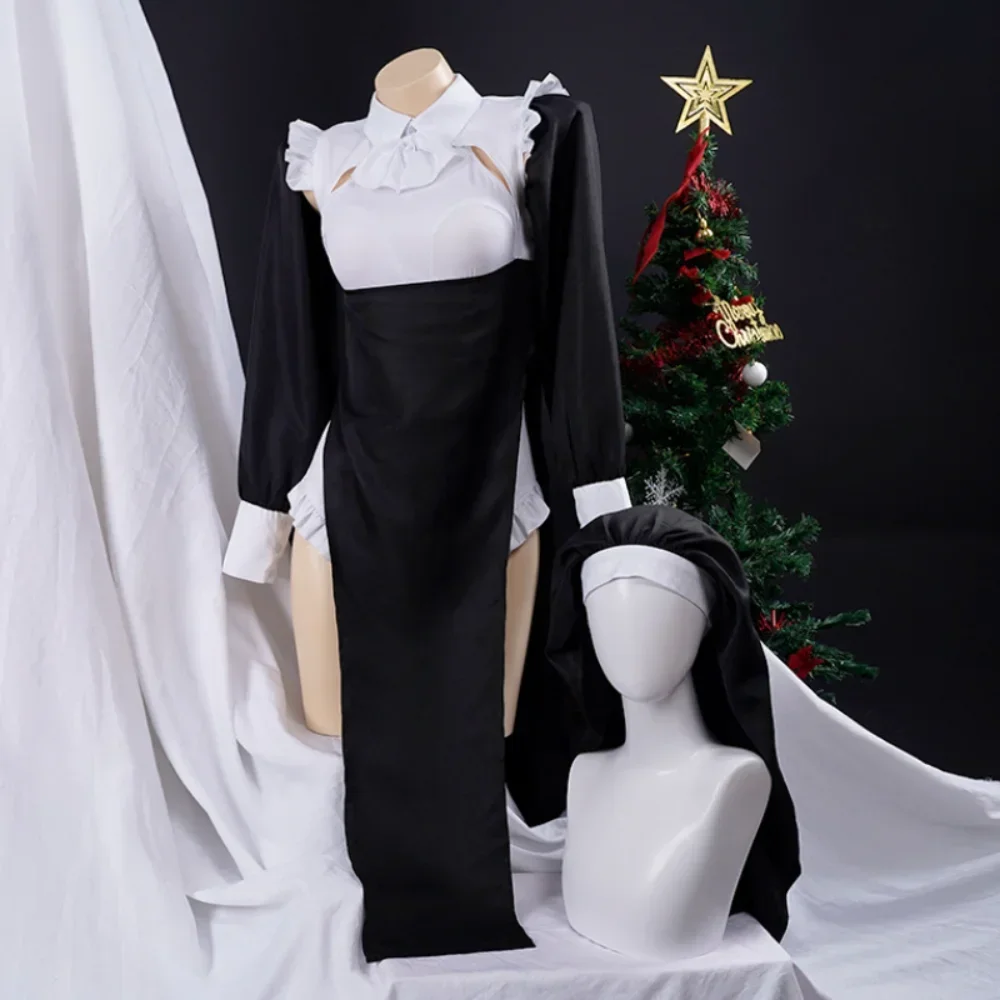 Nun Cosplay Costume Original Design Woman Dress Halloween Sexy Woman Cosplay Suit Anime Nun Headgear
Nun Cosplay Costume Original Design Woman Dress Halloween Sexy Woman Cosplay Suit Anime Nun Headgear