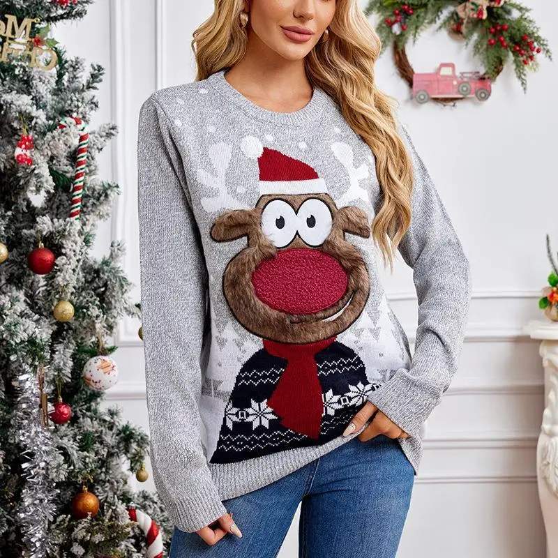 Свободный повседневный вязаный свитшот с легким узором для мамы и дочки, одинаковый осенне-зимний комплект в ярких цветах
Свободный повседневный вязаный свитшот с легким узором для мамы и дочки, одинаковый осенне-зимний комплект в ярких цветах