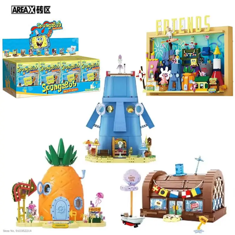 Areax Spongebob Bikini Bottom Building Block World Series Blind Box Kawaii Toy Collectible Desktop Decoration Gift Adult Fans
Areax Spongebob Bikini Bottom Building Block World Series Blind Box Kawaii Toy Collectible Desktop Decoration Gift Adult Fans