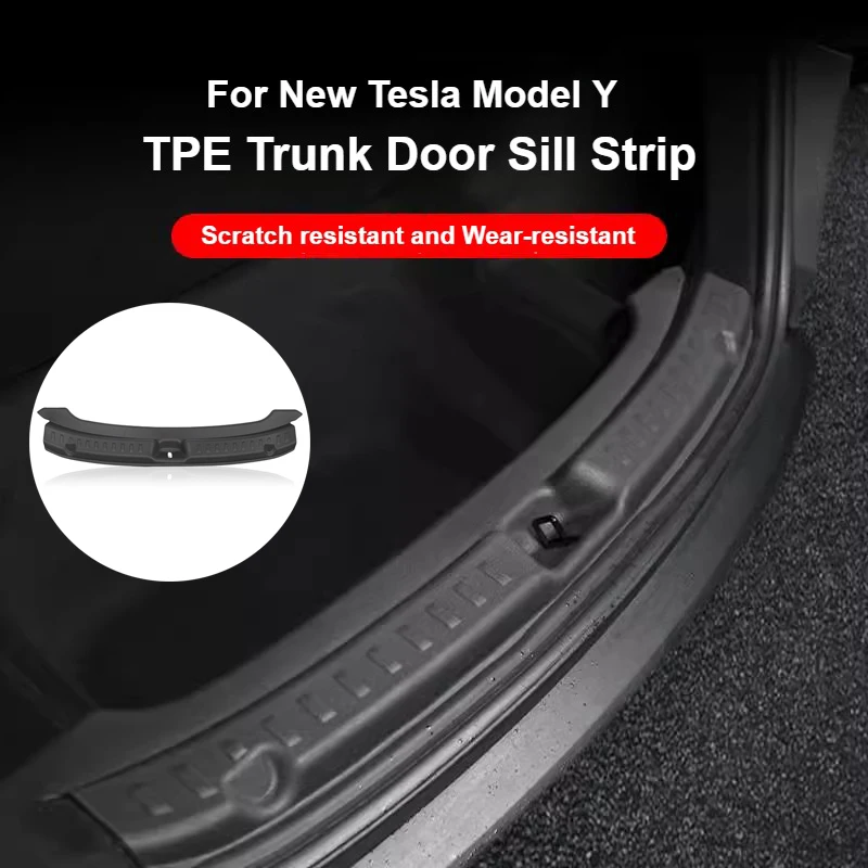 For New Tesla Model Y Launch 2025 Trunk Guards TPE Rear Trunk Door Sill Protector Cargo Threshold Sill Cover Rear Bumper Guards
For New Tesla Model Y Launch 2025 Trunk Guards TPE Rear Trunk Door Sill Protector Cargo Threshold Sill Cover Rear Bumper Guards