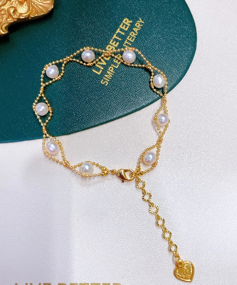 Браслет из натурального жемчуга AAAA5-6 мм, круглое жемчужное ожерелье Южного моря 925s 
Браслет из натурального жемчуга AAAA5-6 мм, круглое жемчужное ожерелье Южного моря 925s