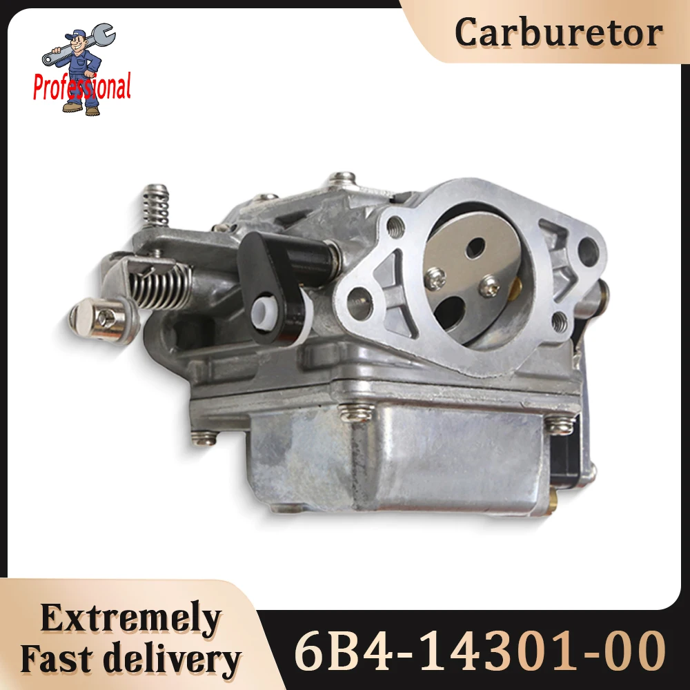 For Yamaha 2 Stroke 9.9HP 15HP Outboard Motor Carburetor Assy Boat Motor 6B4-14301-00
For Yamaha 2 Stroke 9.9HP 15HP Outboard Motor Carburetor Assy Boat Motor 6B4-14301-00