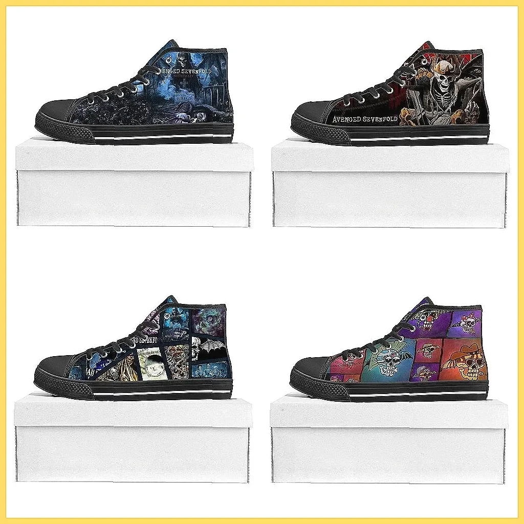 Avenged Sevenfold A7X Custom High Top Canvas Sneakers for Men Women, Casual Couple Shoes
Avenged Sevenfold A7X Custom High Top Canvas Sneakers for Men Women, Casual Couple Shoes
