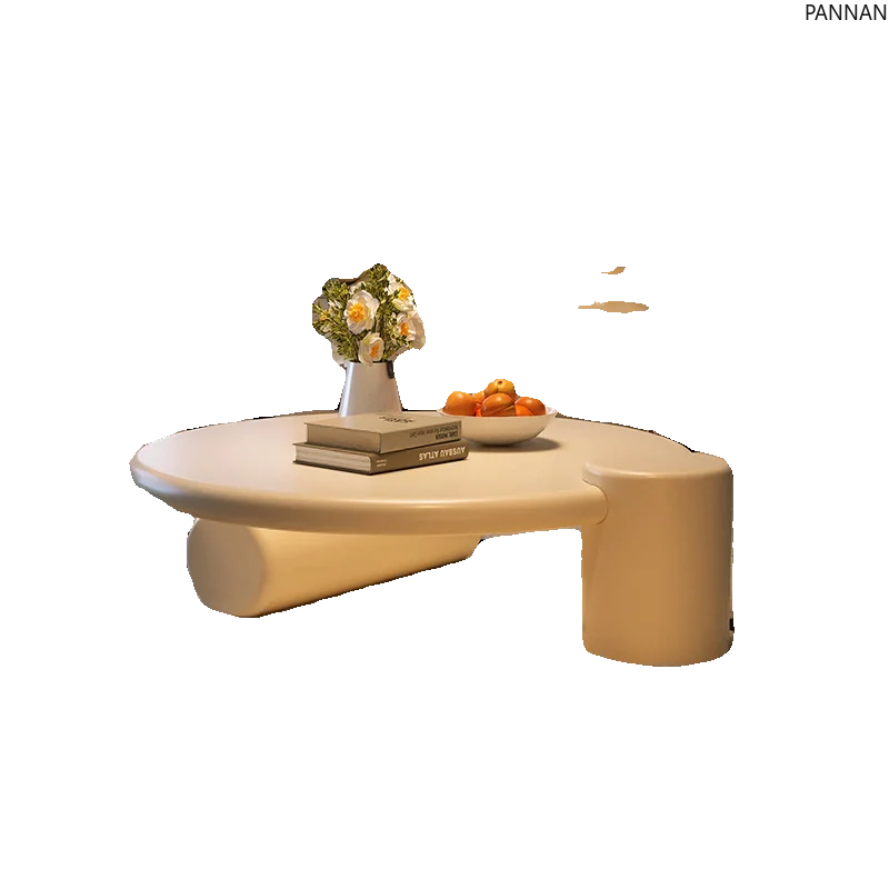 Cream wind round coffee table original high-end sense light luxury small apartment art coffee table
Cream wind round coffee table original high-end sense light luxury small apartment art coffee table