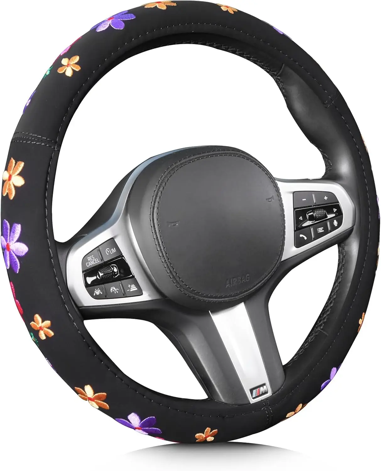 Cute Flower Steering Wheel Cover for Women Girls, Anti-Slip Universal Fit 15 Inch for Car SUV
Cute Flower Steering Wheel Cover for Women Girls, Anti-Slip Universal Fit 15 Inch for Car SUV