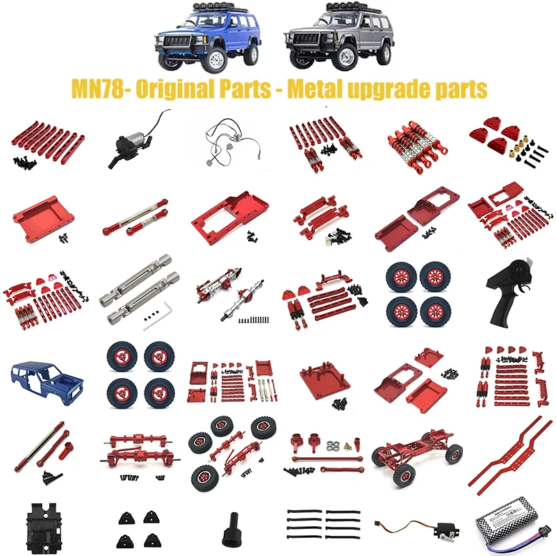 MN78 Metal aluminum upgrade accessories Pull rod front axle drive axle door axle tire damper accessories MN model
MN78 Metal aluminum upgrade accessories Pull rod front axle drive axle door axle tire damper accessories MN model