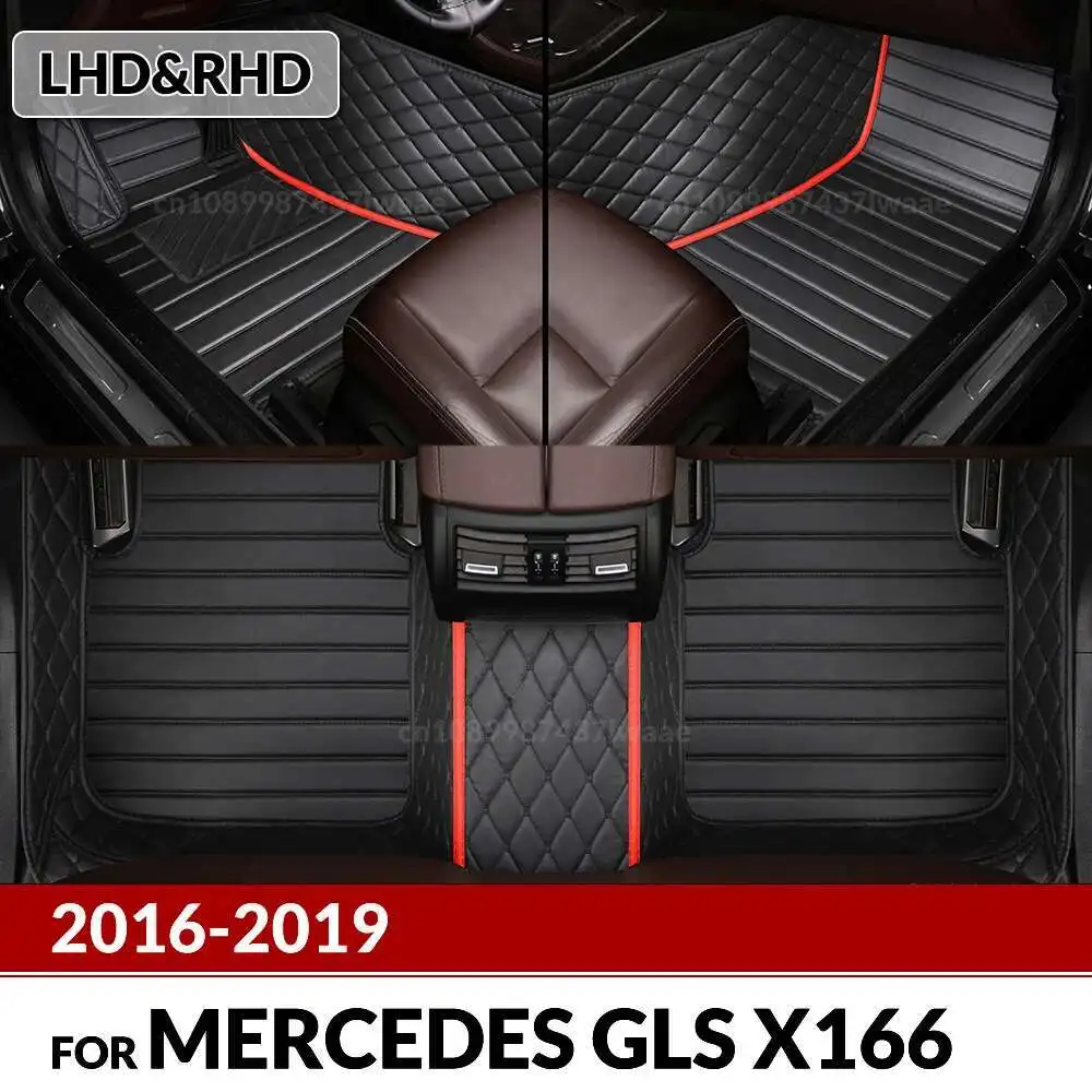 Автомобильные коврики для Mercedes Benz GLS class X166 2016 2017 2018 2019, пользовательские автомобильные подушечки для ног, автомобильный ковер, чехол для интерьера
Автомобильные коврики для Mercedes Benz GLS class X166 2016 2017 2018 2019, пользовательские автомобильные подушечки для ног, автомобильный ковер, чехол для интерьера