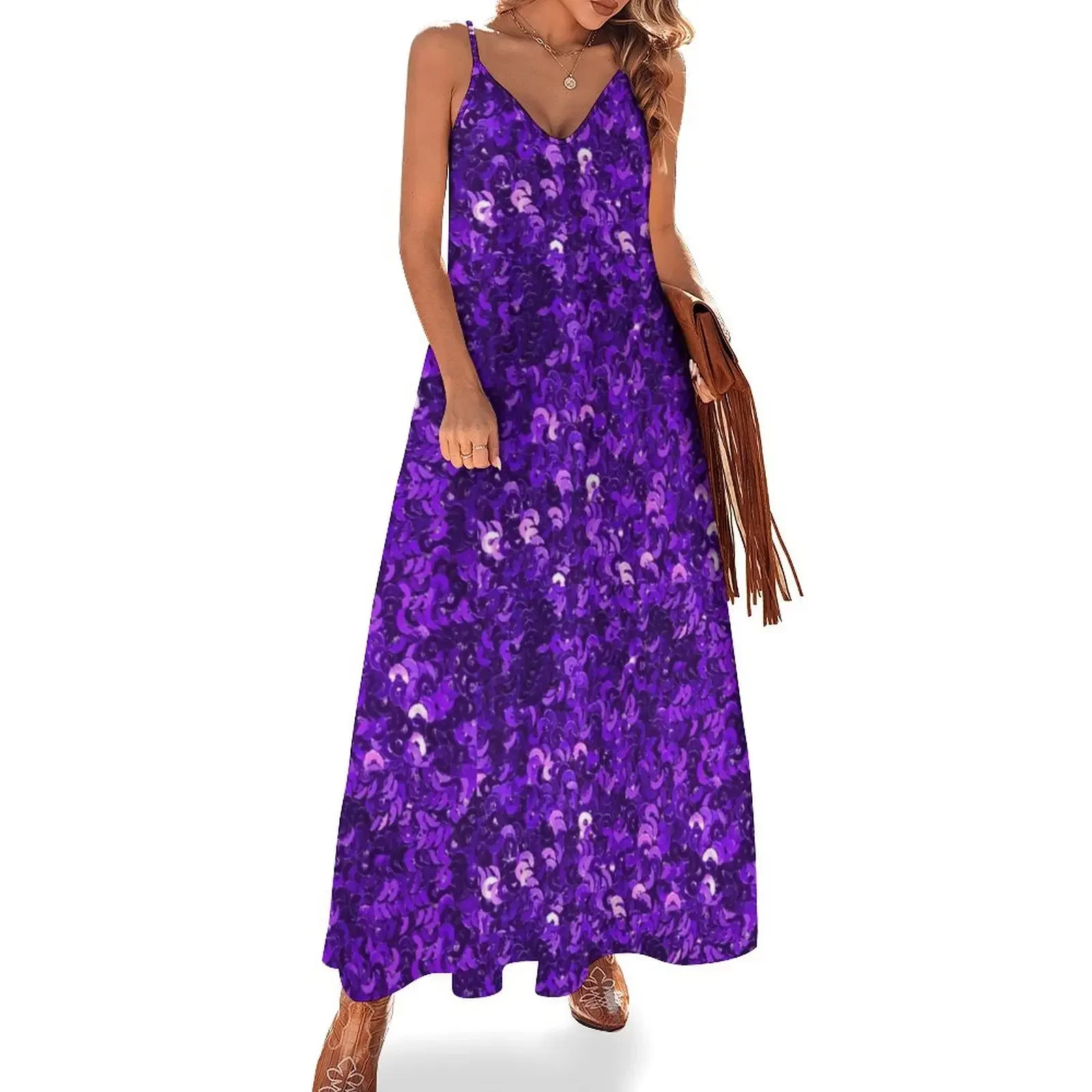 Purple Sequin Print Sleeveless Dress dresses for special events women's evening dresses 2024 Party dresses Dress
Purple Sequin Print Sleeveless Dress dresses for special events women's evening dresses 2024 Party dresses Dress