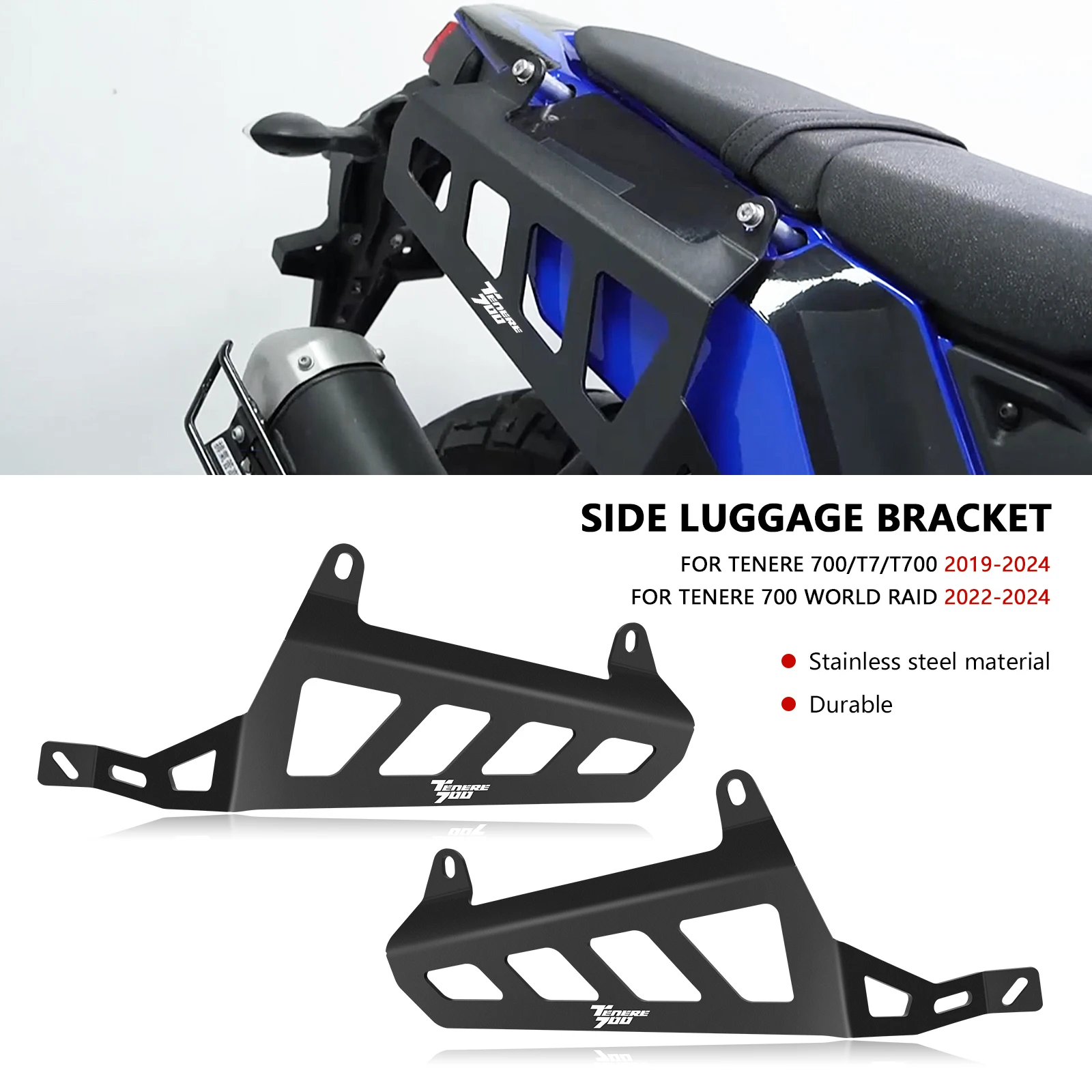Для Tenere 700 T7 T700 2024 2019-2023 Tenere 700 World Raid 2022-2024 опорный кронштейн для седельной сумки, боковые багажники
Для Tenere 700 T7 T700 2024 2019-2023 Tenere 700 World Raid 2022-2024 опорный кронштейн для седельной сумки, боковые багажники