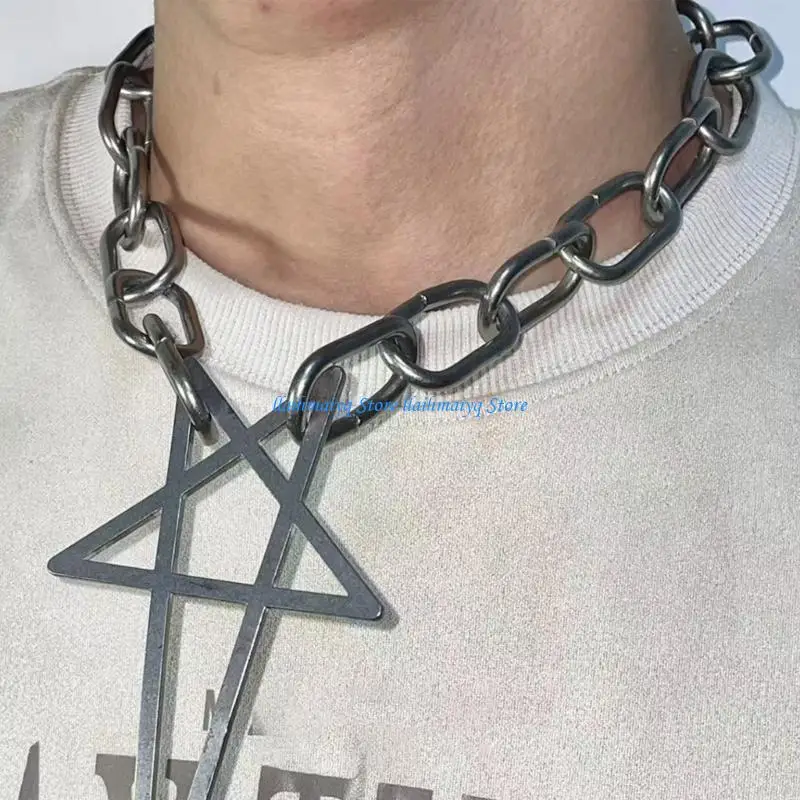 573B Daily Wear Necklace Exaggerated Chain Necklace Comfortable Neck Jewelry Ti Steel Texture Suitable for Any Occasion
573B Daily Wear Necklace Exaggerated Chain Necklace Comfortable Neck Jewelry Ti Steel Texture Suitable for Any Occasion