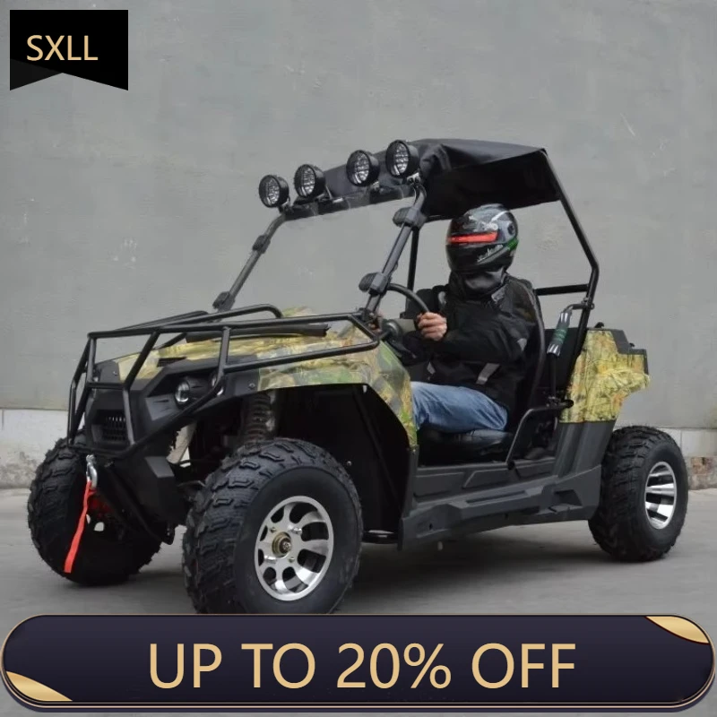 SXLL Factory direct sales 200CC shaft drive ATV four-wheel off-road all-terrain adult two-seat UTV kart
SXLL Factory direct sales 200CC shaft drive ATV four-wheel off-road all-terrain adult two-seat UTV kart