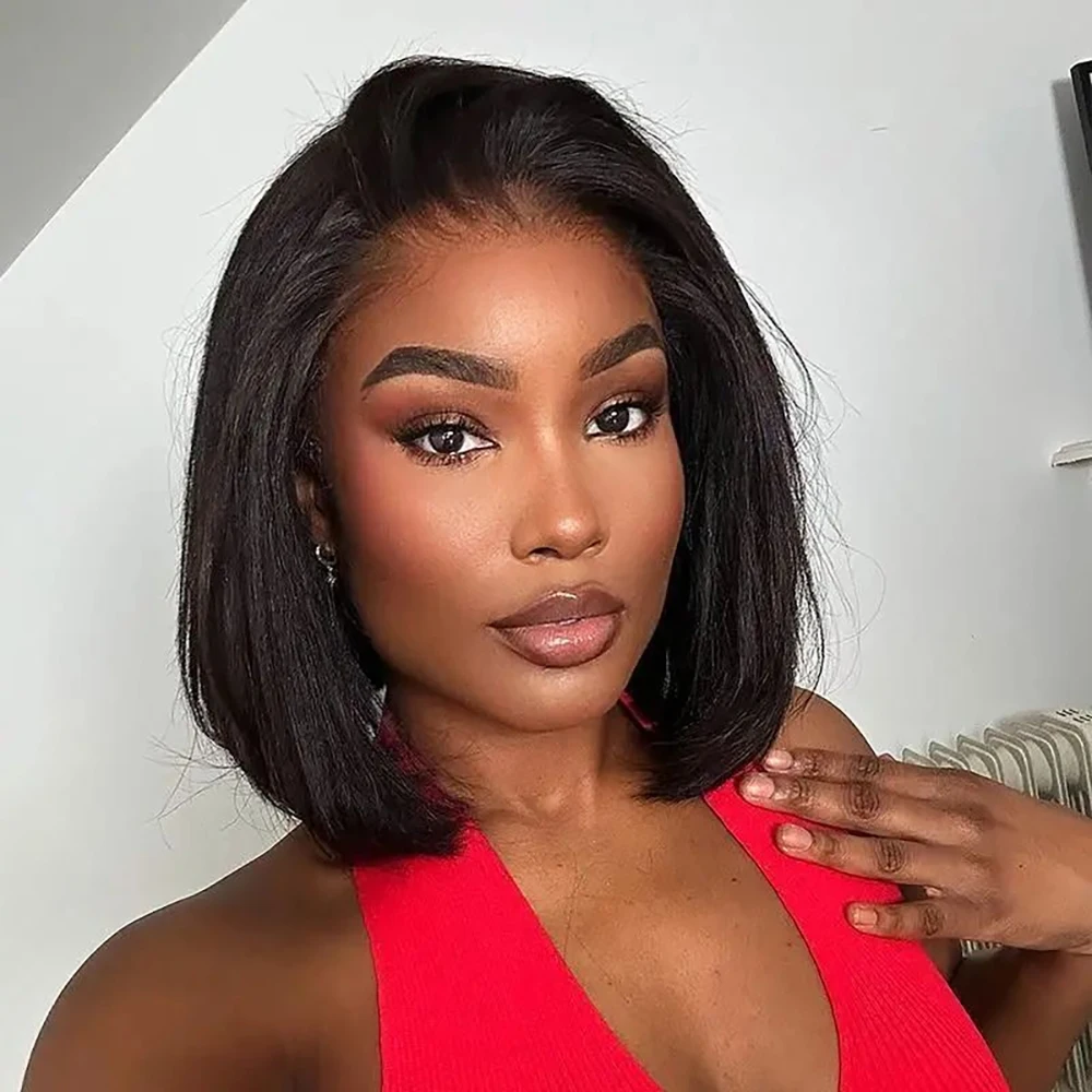 Короткий парик Боб 100% бразильский парик из натуральных волос 13X4 Парики из натуральных волос на фронтальной части шнурка 4X4 Прямые парики Боб с застежкой на шнурке для женщин
Короткий парик Боб 100% бразильский парик из натуральных волос 13X4 Парики из натуральных волос на фронтальной части шнурка 4X4 Прямые парики Боб с застежкой на шнурке для женщин