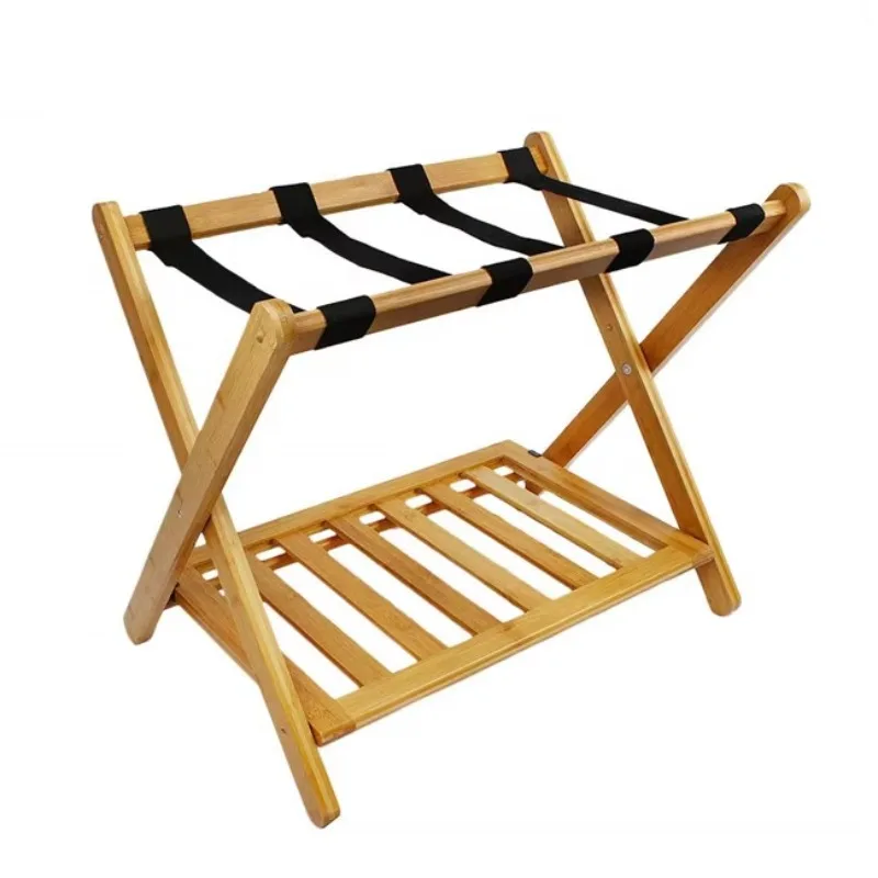 Bamboo luggage rack with shoe Stable and durable suitcase Foldable luggage
Bamboo luggage rack with shoe Stable and durable suitcase Foldable luggage