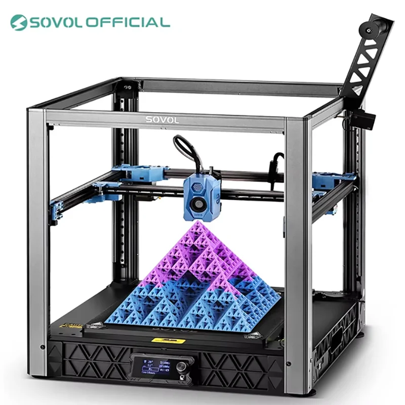Sovol SV08 Core-XY 3D Printer Open Source, Max 700mm/s High Speed 3D Printers with 300℃ Clog-free Hotend and Camera
Sovol SV08 Core-XY 3D Printer Open Source, Max 700mm/s High Speed 3D Printers with 300℃ Clog-free Hotend and Camera