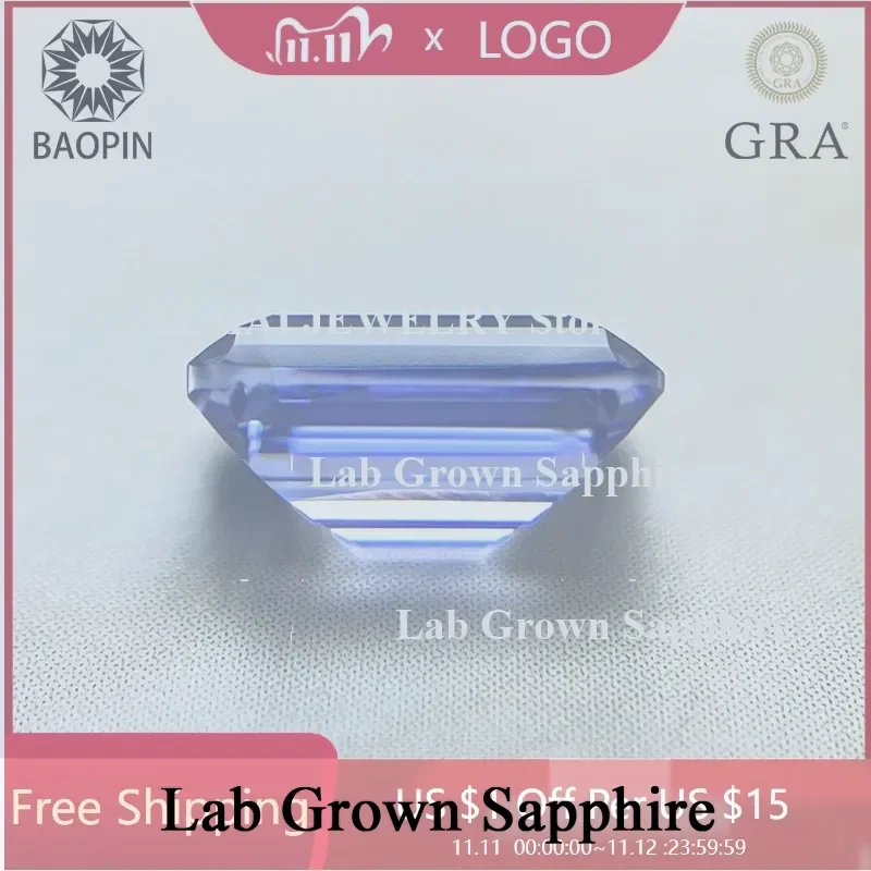 Hot Sale Lab Grown Sapphire Emerald Cut Cornflower Color Charms Jewelry Ring Making Main Materials Selectable Certificate
Hot Sale Lab Grown Sapphire Emerald Cut Cornflower Color Charms Jewelry Ring Making Main Materials Selectable Certificate