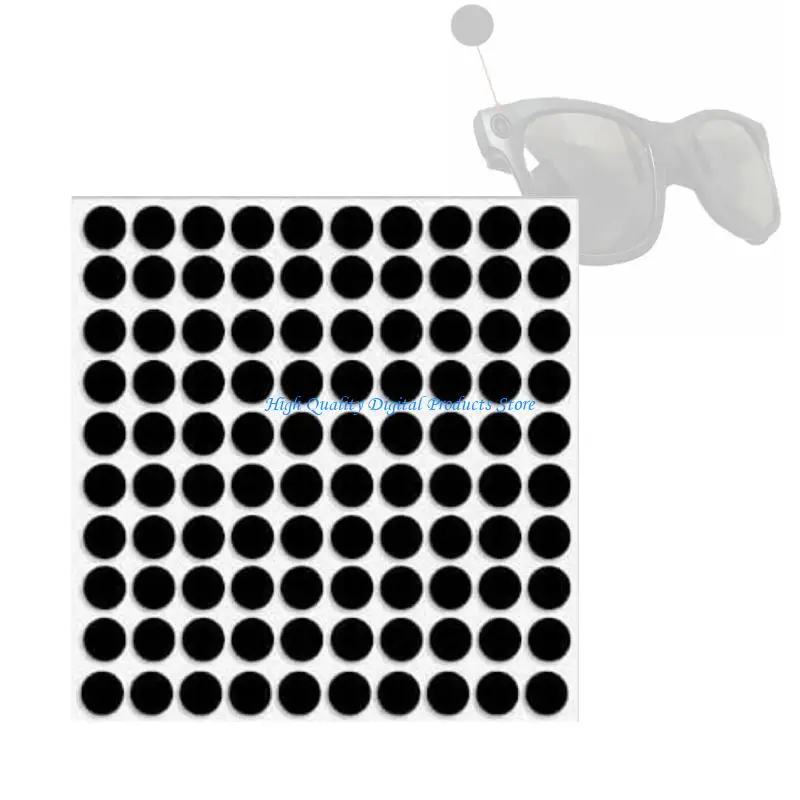 U2JE Smartly Glasses LED Light Blocking Sticker Block Unwanted Light 5mm 6mm Size