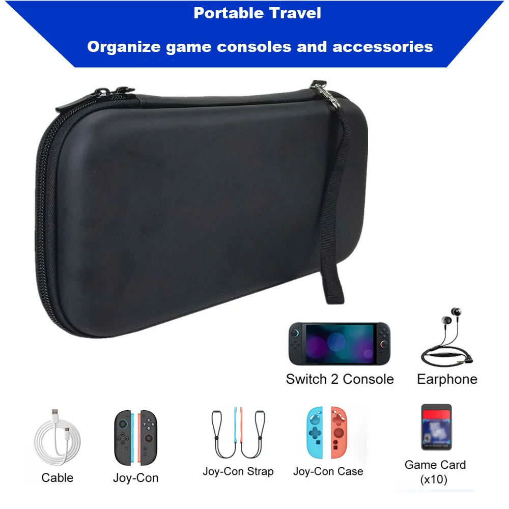 Carrying Case for Switch 2 Console & Accessories Hard Shell Console Storage Bag Travel Case Carry Bag For Switch 2
Carrying Case for Switch 2 Console & Accessories Hard Shell Console Storage Bag Travel Case Carry Bag For Switch 2