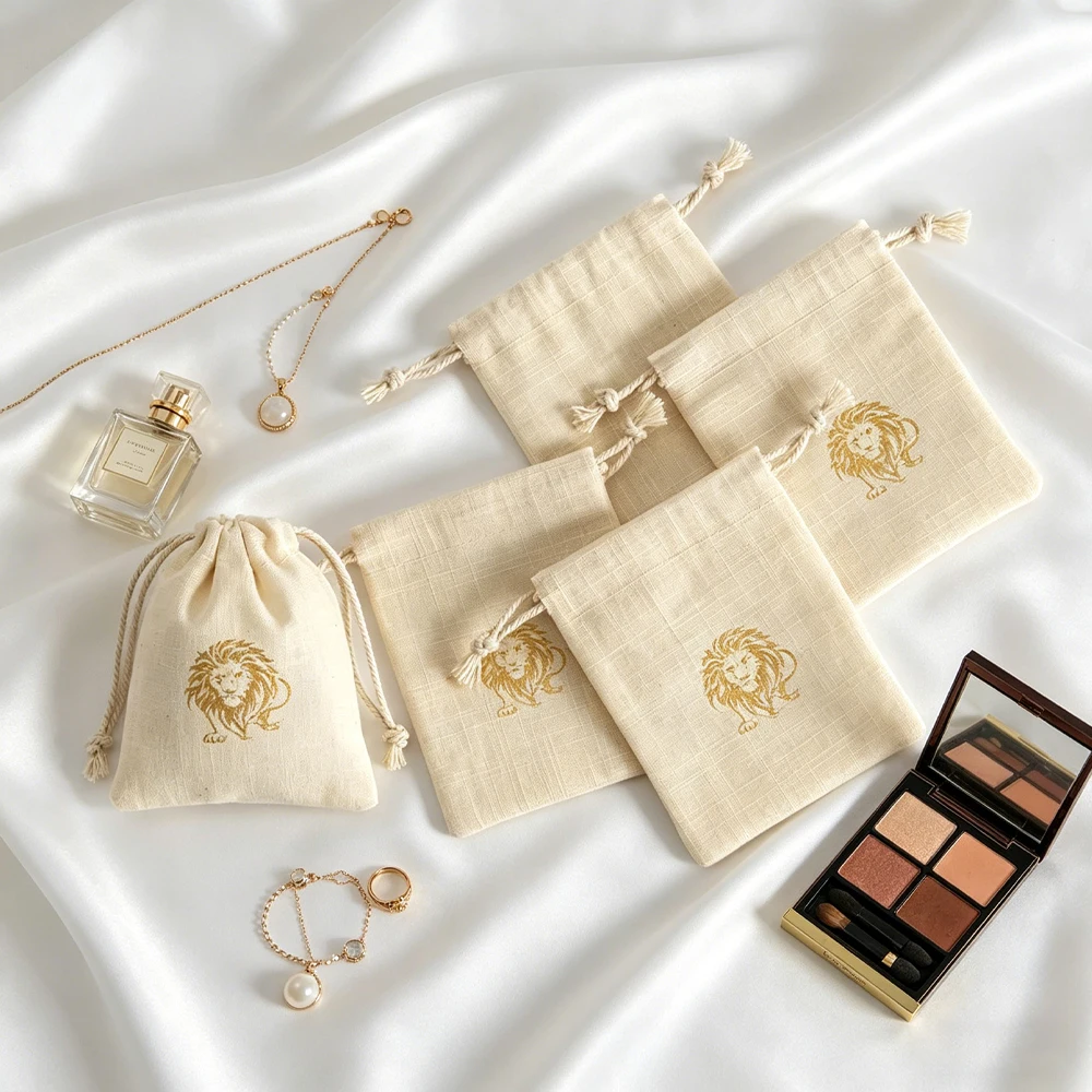 wholesale 100pcs Cotton Muslin Bag Customized Logo Drawstring Jewelry Packaging Organizer Pouch Natural Canvas Wedding Gift Sack
wholesale 100pcs Cotton Muslin Bag Customized Logo Drawstring Jewelry Packaging Organizer Pouch Natural Canvas Wedding Gift Sack