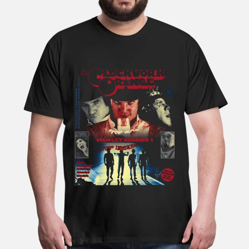 0423 Vintage 90's A Clockwork Orange Horror Gift t shirt 100% cotton Short Sleeve Graphic Clothes All size tops S-6XL
0423 Vintage 90's A Clockwork Orange Horror Gift t shirt 100% cotton Short Sleeve Graphic Clothes All size tops S-6XL