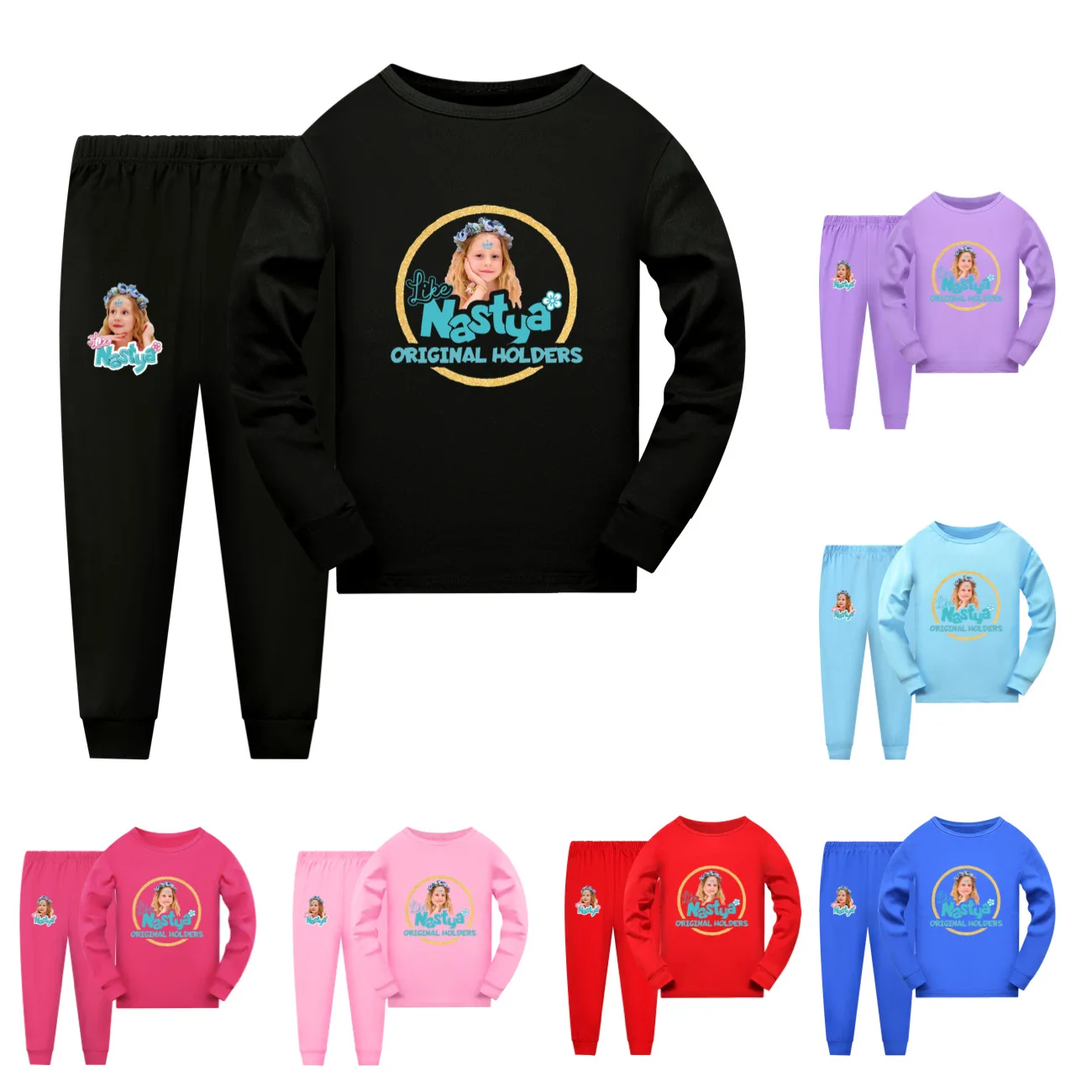 Kids Cartoon Pijamas Nastya Clothes Girls Fashion Pajama Sets Boys Long Sleeve Pyjamas Children Long Sleeve Tops Suits5555/6/7
Kids Cartoon Pijamas Nastya Clothes Girls Fashion Pajama Sets Boys Long Sleeve Pyjamas Children Long Sleeve Tops Suits5555/6/7