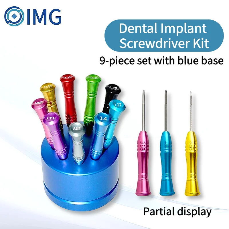 9pc/set Stainless Steel Implant Screw Driver Dental Laboratory Micro Screwdriver Dentistry Tool Kit Dentist Instrument
9pc/set Stainless Steel Implant Screw Driver Dental Laboratory Micro Screwdriver Dentistry Tool Kit Dentist Instrument