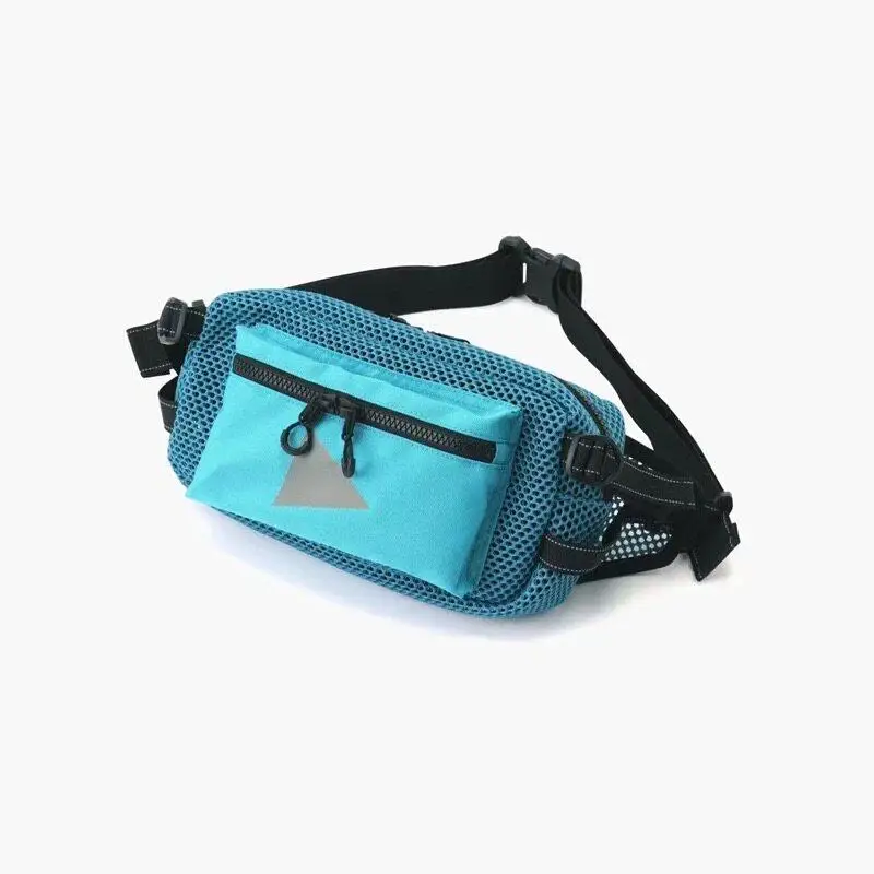 Unisex Couple 3.5L Outdoor Waist Pack, Lightweight Ice Blue Color Block Crossbody Bag, Mesh Nylon Sling Bag for Sports
Unisex Couple 3.5L Outdoor Waist Pack, Lightweight Ice Blue Color Block Crossbody Bag, Mesh Nylon Sling Bag for Sports